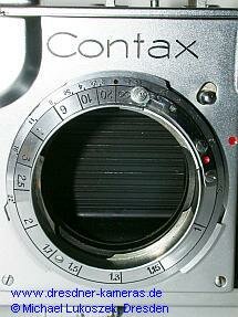 Contax II, Innen- und Auenbajonett