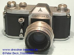 Contax D #22476 mit Biotar 1:2 f=58mm; mit Gravur des Ernemannturms