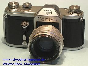 Contax S Ausfhrung D #18948 mit Biotar 1:2/58mm; mit Vorlaufwerk