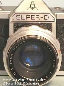 SUPER-D #80158 mit Biotar 2/58 und Vorschraubring C.Z. Jena Otar 1:2 f=58mm