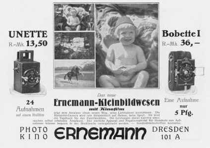 Ernemann-Werbung 1926