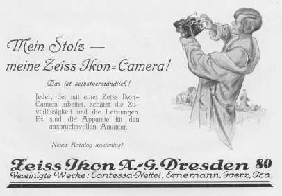 Zeiss Ikon-Werbung 1927