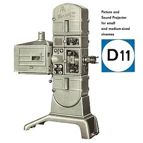 Kinomaschine Dresden D11 (Werbeprospekt VEB Pentacon)