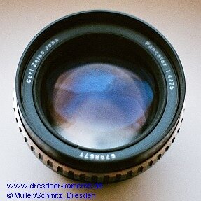 Carl Zeiss Jena Pancolar 1,4/75 mm mit Pentacon-super-Anschluss