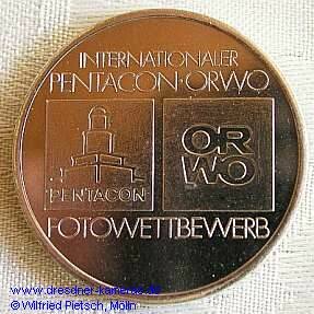 Medaille Internationaler Pentacon-ORWO Fotowettbewerb