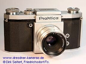 Praktica mit nachgersteter Blitzsynchronisation