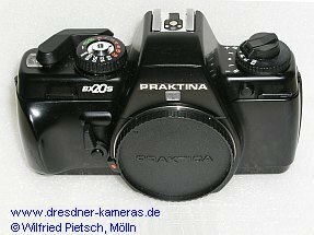 Praktina BX 20 S (Praktica BX 20 S) #0800874  Demonstrationsmodell des Kamerawerk Noble GmbH mit Bezeichnung Praktina