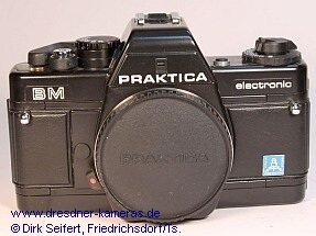 Praktica BM with label Pentacon Italia